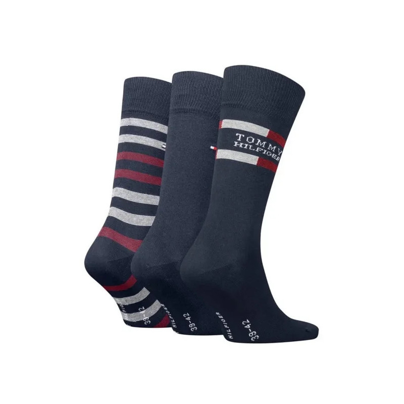 Tommy Hilfiger TH Men Sock 3p Giftbox Tommy Stri 701235376 001 804 (TH1411-a) kojinės