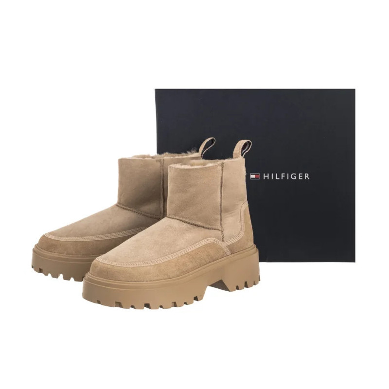 Tommy Hilfiger Real Shearling Pullon Snowboot Horsedish FW0FW08997 ACC (TH1416-a) kurpes