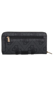 Guess Erenia Slg Large Zip Around SWSO78 38146 Coal Logo  (GU814-a) rokassoma