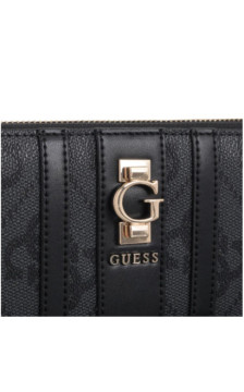 Guess Erenia Slg Large Zip Around SWSO78 38146 Coal Logo  (GU814-a) rokassoma