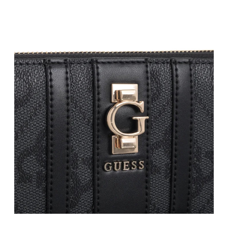 Guess Erenia Slg Large Zip Around SWSO78 38146 Coal Logo  (GU814-a) käekott