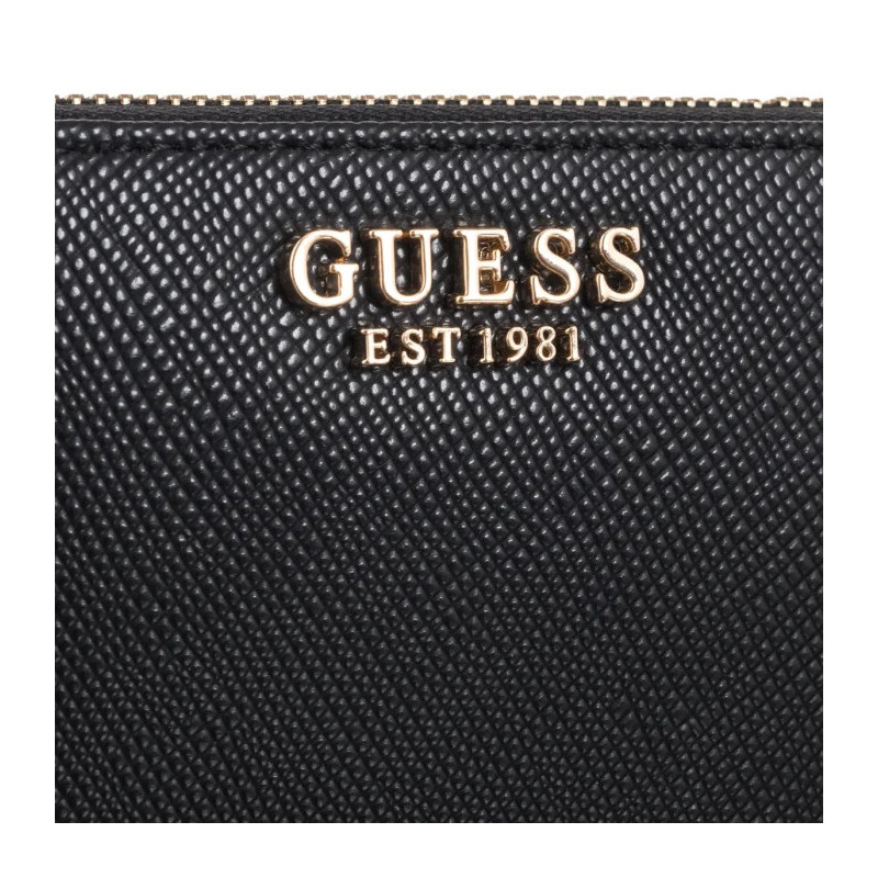 Guess Laurel II Slg Small Zip Around SWZG74 59137 Black (GU815-a) rokassoma