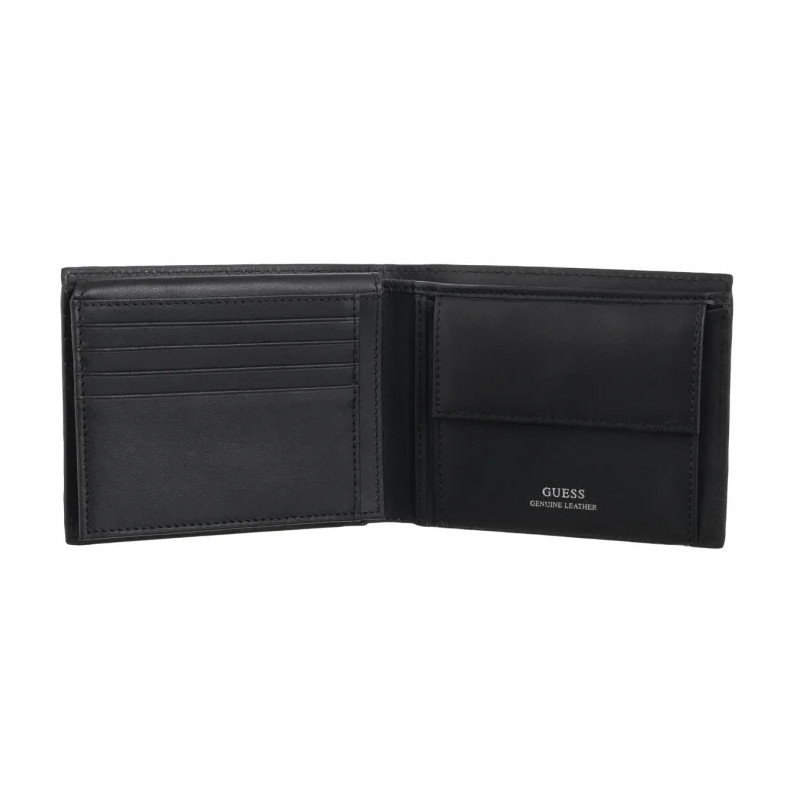 Guess Torino Bifold M Double SMBAGR LEA24 BLA (GU816-a) rokassoma
