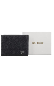 Guess Torino Bifold M Double SMBAGR LEA24 BLA (GU816-a) rankinė