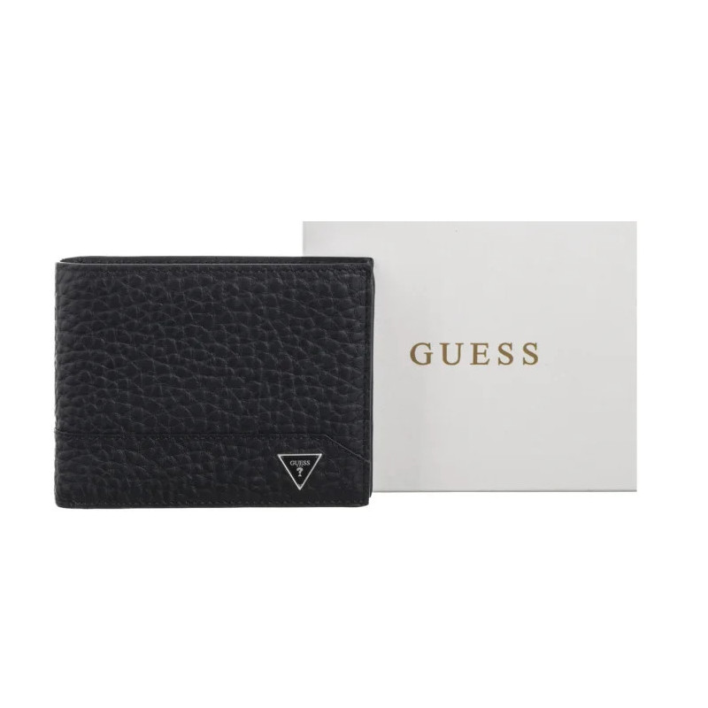 Guess Torino Bifold M Double SMBAGR LEA24 BLA (GU816-a) rokassoma