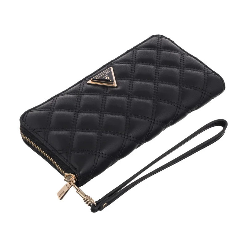 Guess Giully II Slg Large Zip Around SWQG96 73146 Black (GU820-a) rankinė