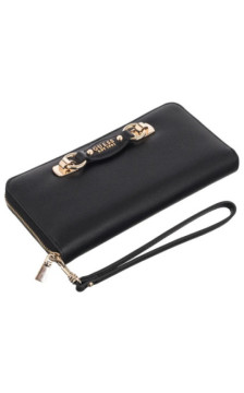 Guess Mimima Slg Large Zip Around SWBG80 145146 Black (GU822-a) rokassoma