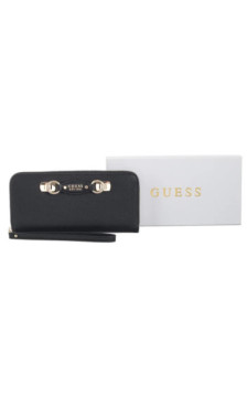 Guess Mimima Slg Large Zip Around SWBG80 145146 Black (GU822-a) handbag