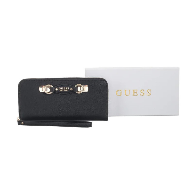 Guess Mimima Slg Large Zip Around SWBG80 145146 Black (GU822-a) rokassoma