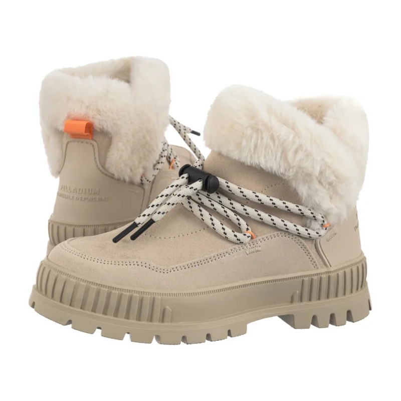 Palladium Pallashock Lo Hilver Almond Milk 99516-175-M (PA153-a) batai