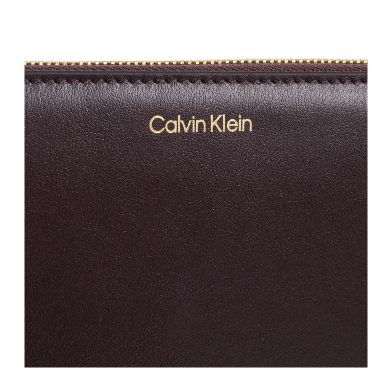 Calvin Klein CK Puller Large Zip Around Fudge LV04F1093G BAP (CK692-b) rokassoma