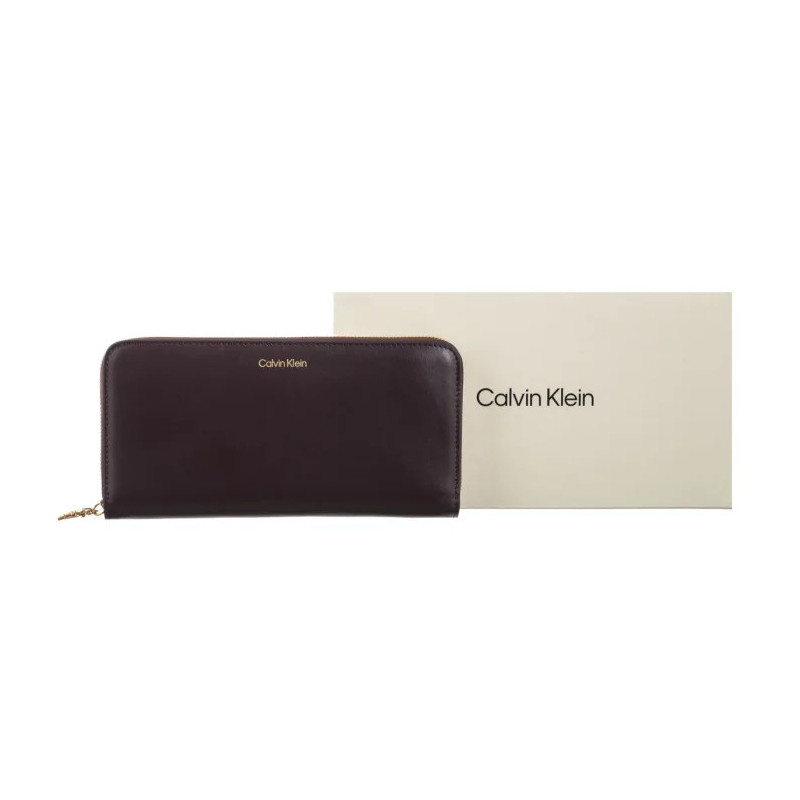 Calvin Klein CK Puller Large Zip Around Fudge LV04F1093G BAP (CK692-b) rankinė