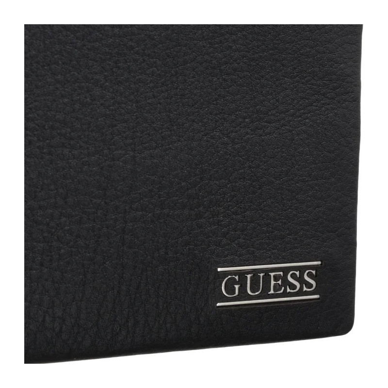 Guess Boston Bifold S SMNEBR LEA20 BLA (GU817-a) rankinė