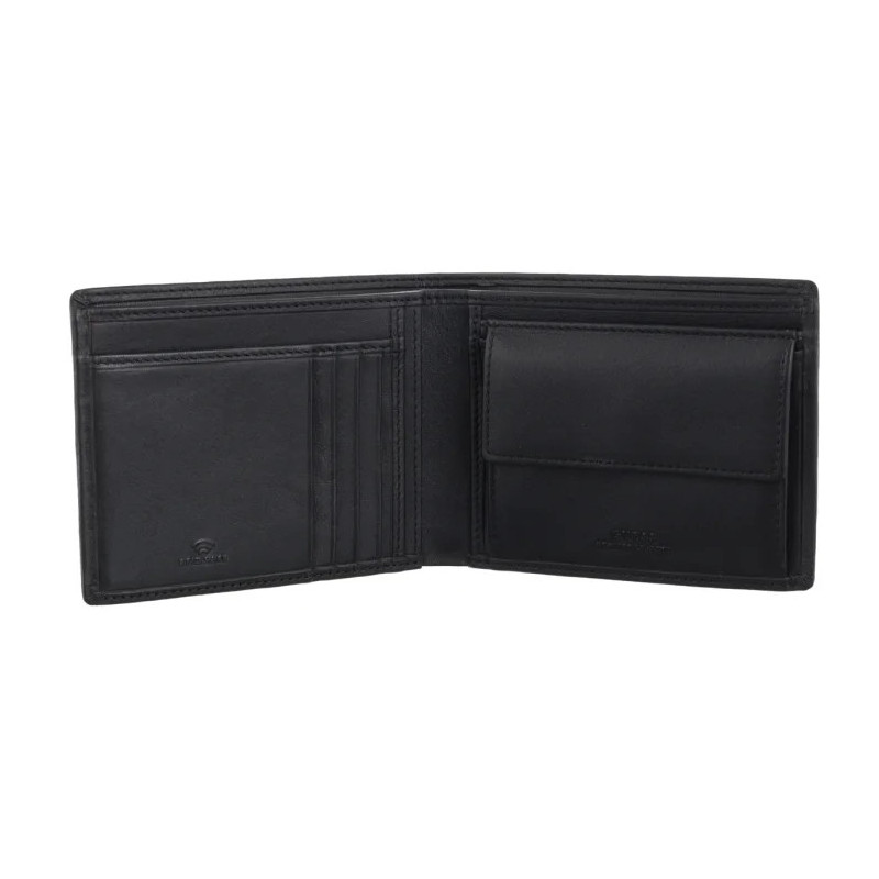 Guess Boston Bifold S SMNEBR LEA20 BLA (GU817-a) rankinė