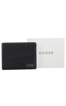 Guess Boston Bifold S SMNEBR LEA20 BLA (GU817-a) rokassoma