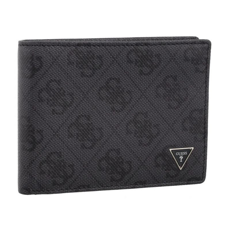 Guess Milano Bifold M Double SMVELE LEA24 BLA (GU818-a) rokassoma