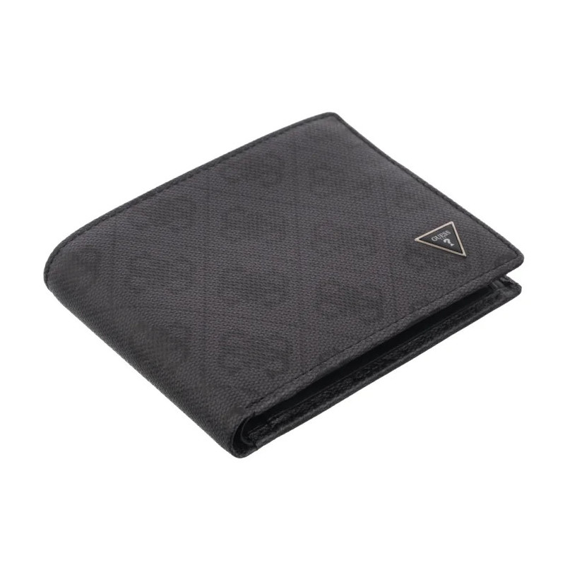 Guess Milano Bifold M Double SMVELE LEA24 BLA (GU818-a) rokassoma