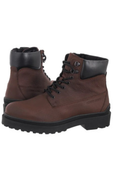 Tommy Hilfiger Tjm Lace Up Boot Leather Legacy Brown EM0EM01629 GV0 (TH1415-a) saapad