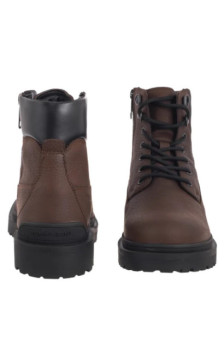 Tommy Hilfiger Tjm Lace Up Boot Leather Legacy Brown EM0EM01629 GV0 (TH1415-a) saapad