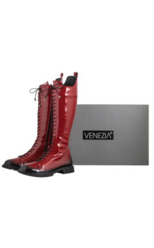 Venezia Czerwone Lakierowane V411-004484-04RED (VE881-a) boots