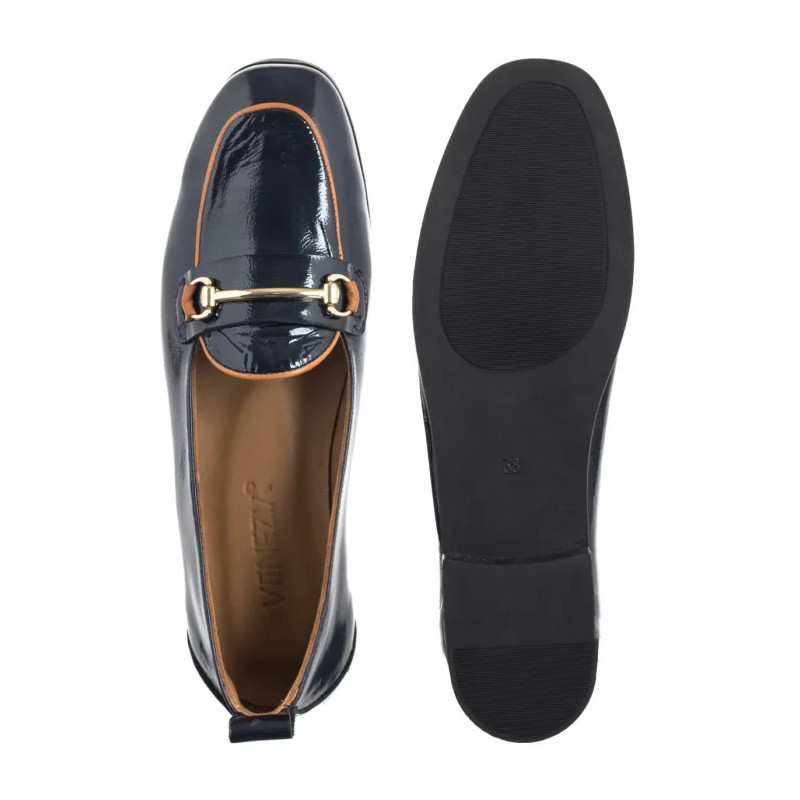 Venezia Granatowe Lakierowane V467-0627-04NAV (VE887-a) kurpes