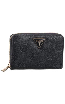 Guess Cresidia II Slg Medium Zip Around SWPD98 88140 Black Logo (GU786-b) käekott