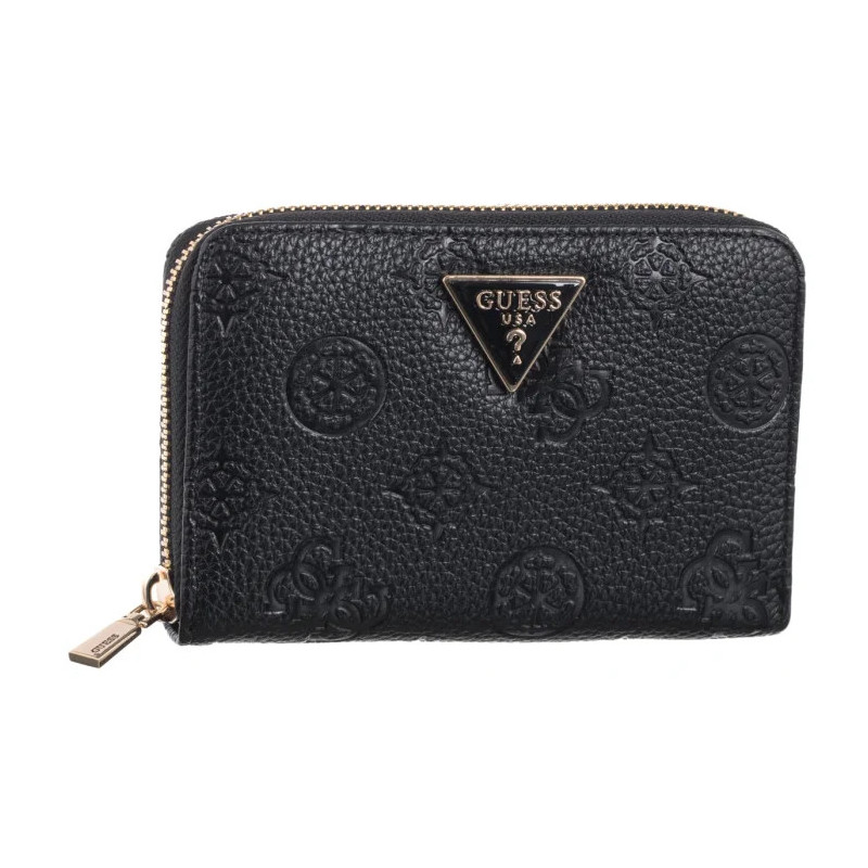 Guess Cresidia II Slg Medium Zip Around SWPD98 88140 Black Logo (GU786-b) rokassoma
