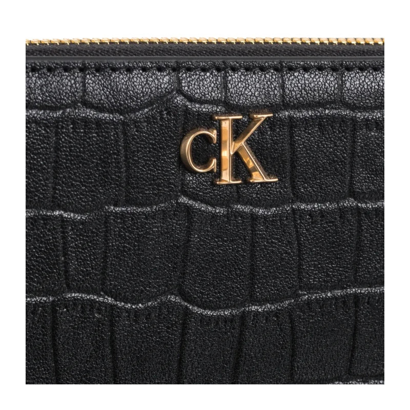 Calvin Klein CK Croc Long Zip Around Black LV04F1096G UB1 (CK705-a) rokassoma