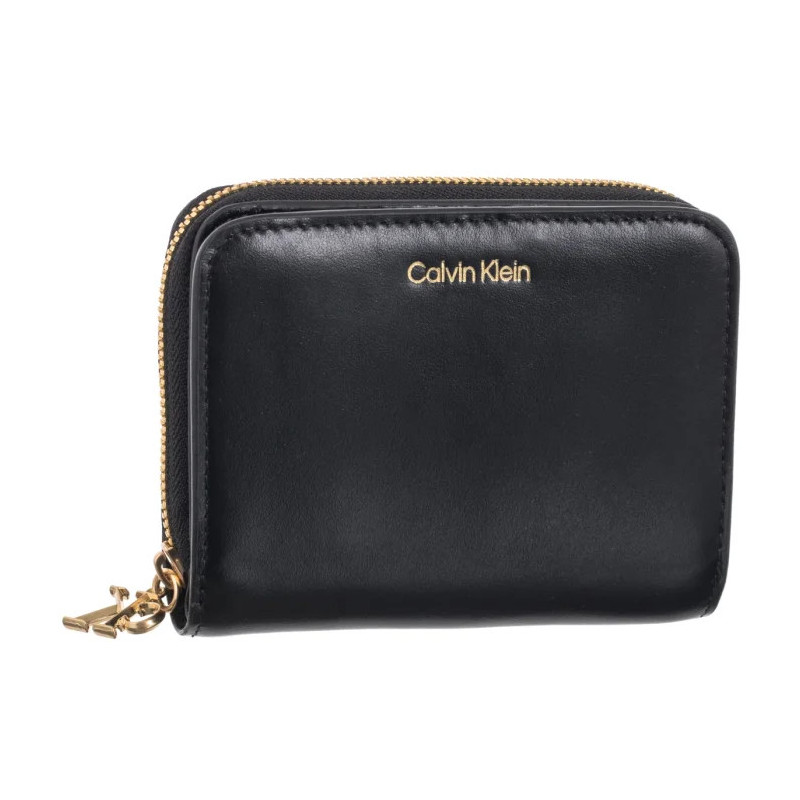 Calvin Klein CK Medium Flap Zip Around Black LV04F1075G UB1 (CK706-a) rankinė