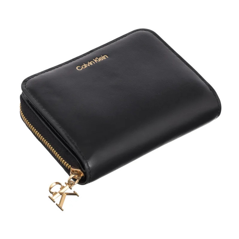 Calvin Klein CK Medium Flap Zip Around Black LV04F1075G UB1 (CK706-a) rankinė