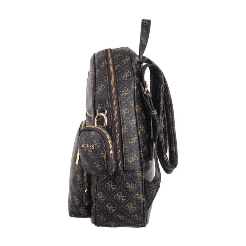 Guess Power Play II Lrg Tech Bckpck HWQG71 24350 Brown Logo (GU825-a) kuprinė