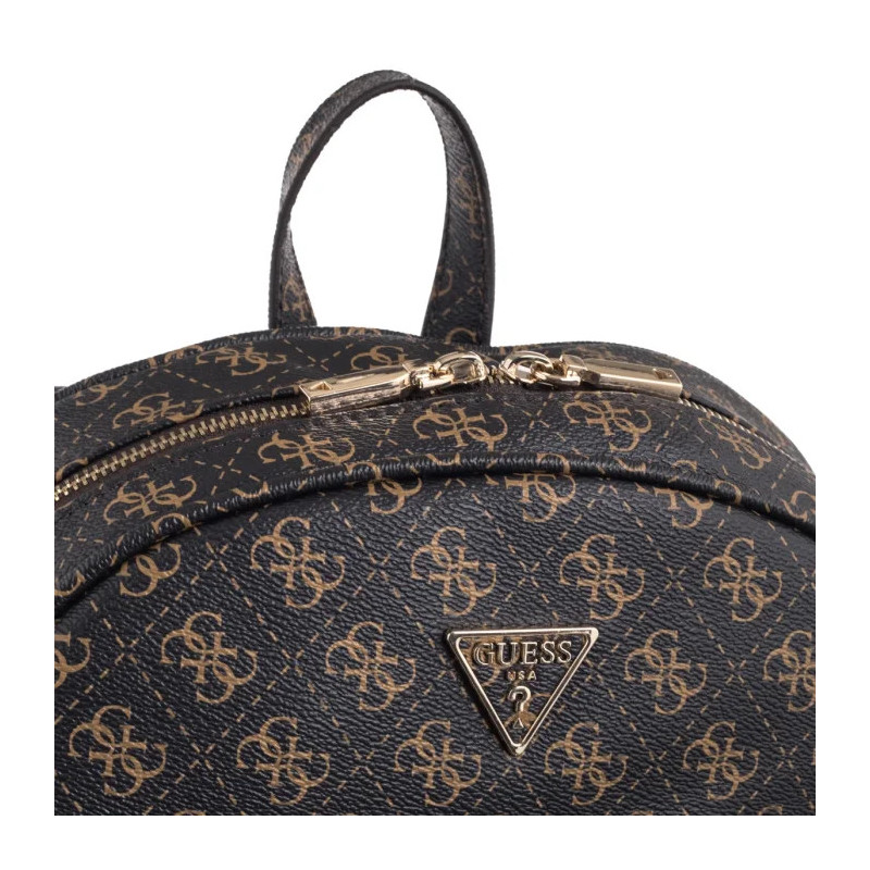 Guess Power Play II Lrg Tech Bckpck HWQG71 24350 Brown Logo (GU825-a) mugursoma