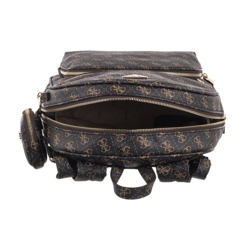 Guess Power Play II Lrg Tech Bckpck HWQG71 24350 Brown Logo (GU825-a) kuprinė