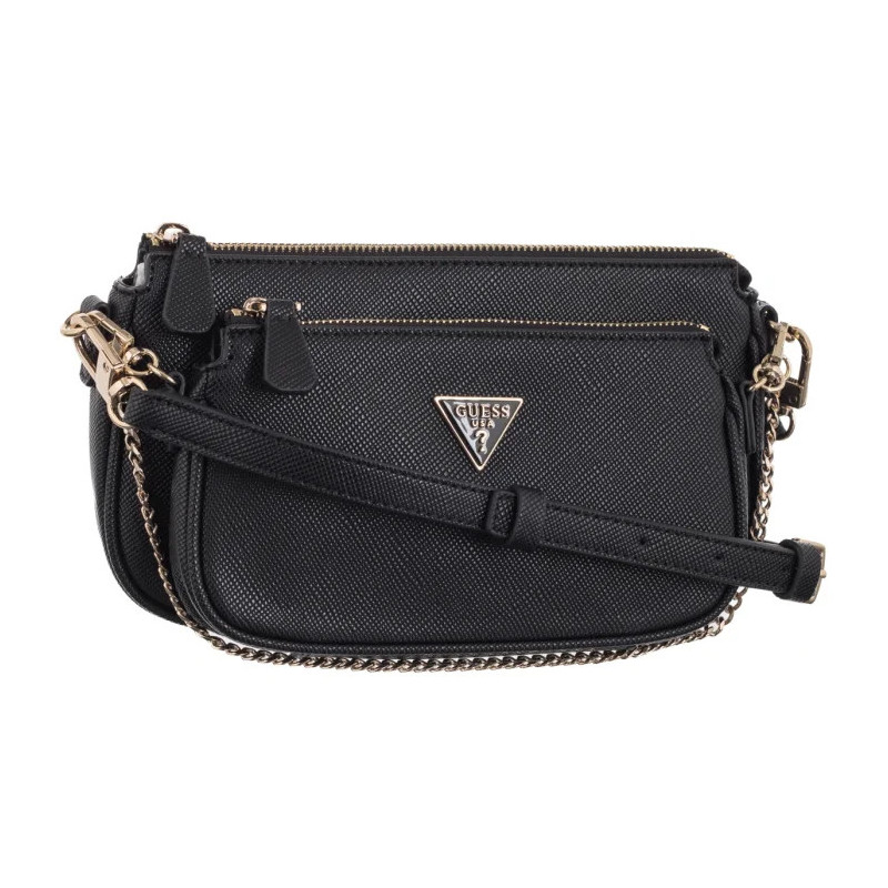 Guess Noelle II Dbl Pouch Crossbody HWZG96 72710 Black (GU826-a) rokassoma