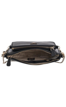 Guess Noelle II Dbl Pouch Crossbody HWZG96 72710 Black (GU826-a) rokassoma