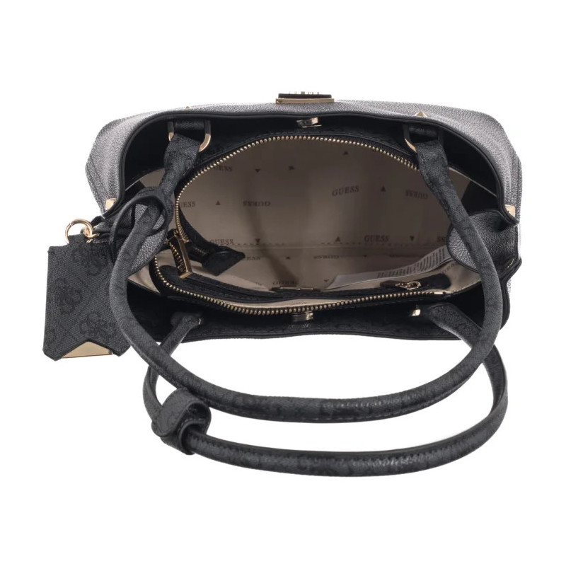 Guess Meridian II Shoulder Satchel HWSG69 74090 Coal Logo (GU827-a) handbag