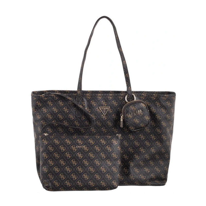 Guess Power Play II Large Tech Tote HWQG71 24240 Brown Logo (GU829-a) rankinė