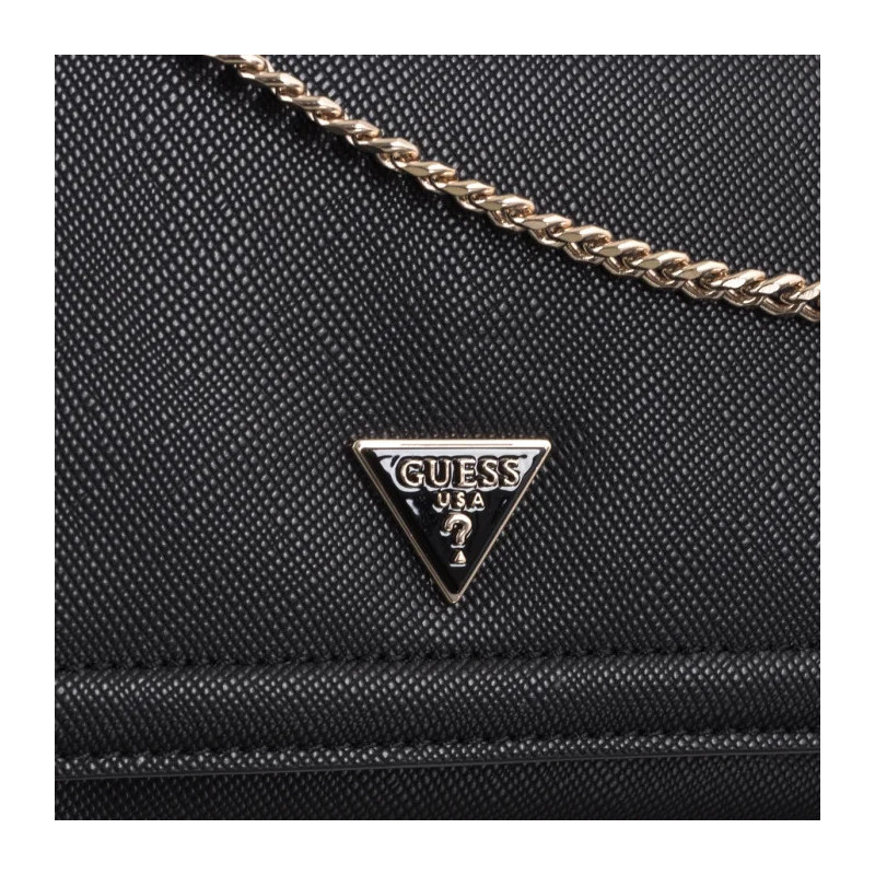 Guess Noelle II Cnvrtble XBody Flap HWZG96 72210 Black (GU830-a) handbag