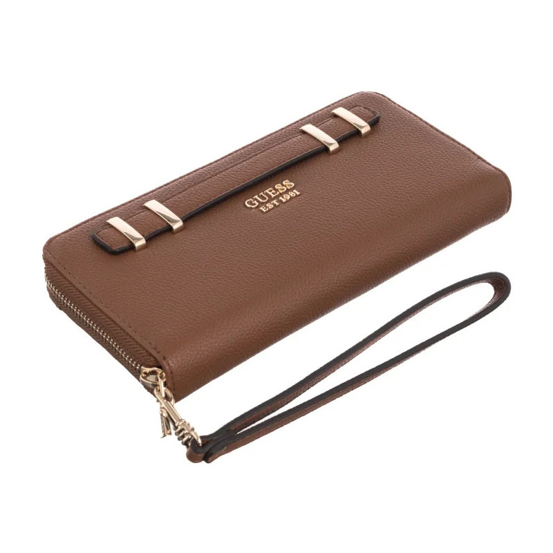 Guess Gregoria Slg Large Zip Around SWBG85 46146 Cognac (GU835-b) rankinė