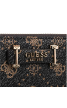 Guess Silia Slg Large Zip Around SWGP98 90146 Espresso Logo (GU836-a) käekott