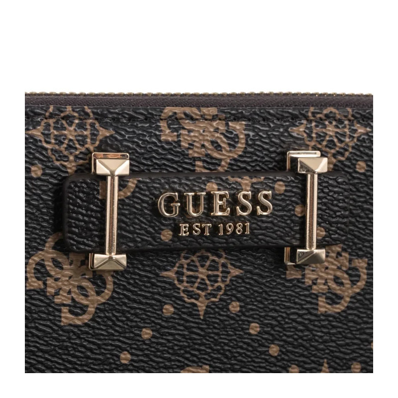 Guess Silia Slg Large Zip Around SWGP98 90146 Espresso Logo (GU836-a) rokassoma