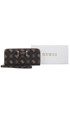 Guess Silia Slg Large Zip Around SWGP98 90146 Espresso Logo (GU836-a) rokassoma