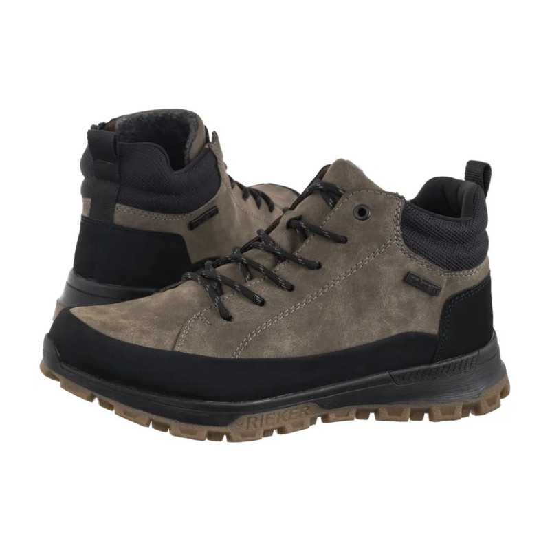 Rieker Brązowe 35508-25 Brown Combination (RI338-a) apavi