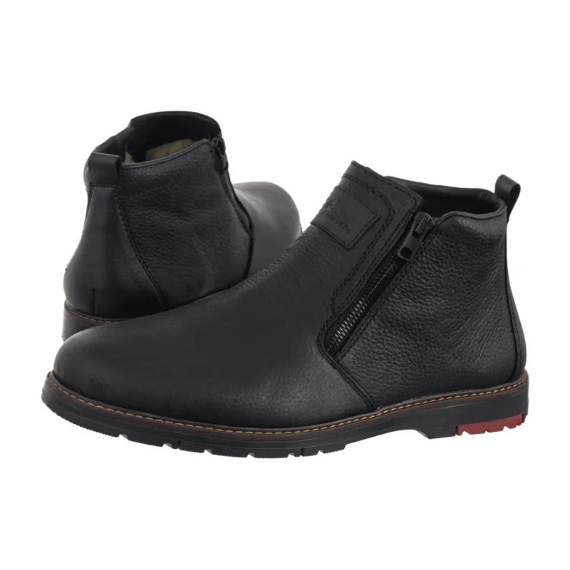 Rieker Czarne 10553-00 Black (RI339-a) pārgājienu zābaki