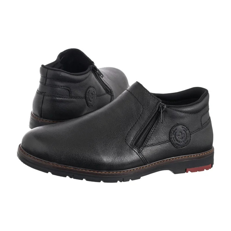 Rieker Czarne 10550-00 Black (RI340-a) pārgājienu zābaki