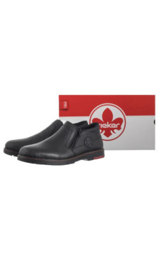Rieker Czarne 10550-00 Black (RI340-a) saapad