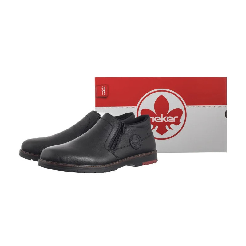 Rieker Czarne 10550-00 Black (RI340-a) pārgājienu zābaki
