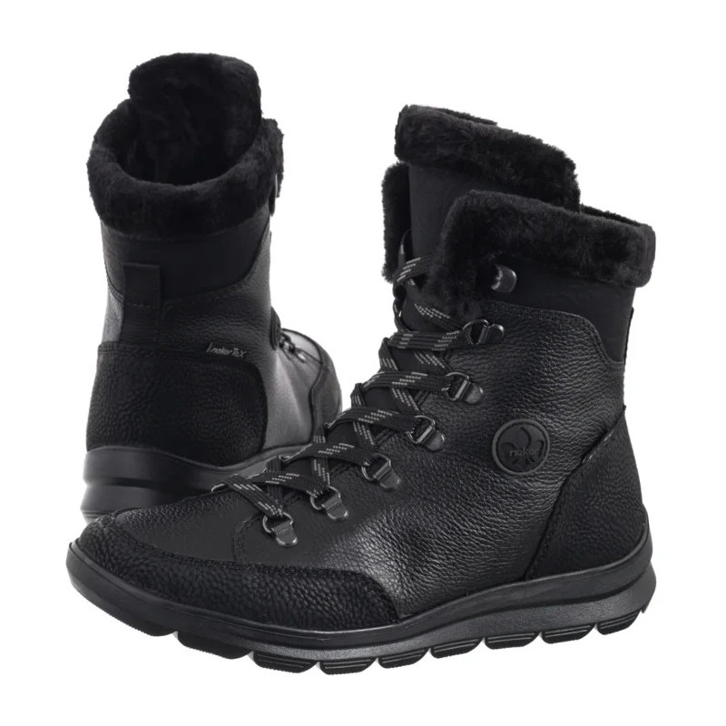 Rieker Czarne Z0000-00 Black (RI341-a) kurpes