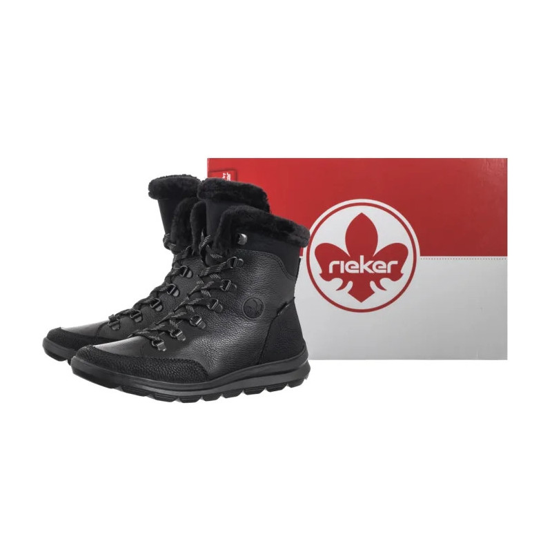 Rieker Czarne Z0000-00 Black (RI341-a) batai