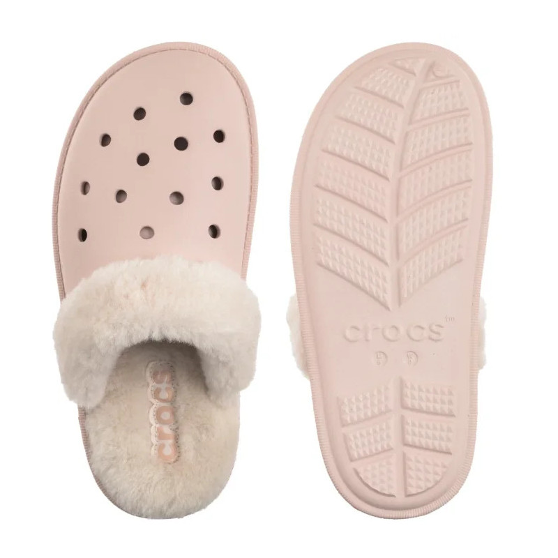 Crocs Classic Fuzz Scuff Quartz 212143-6UR (CR403-a) Sieviešu apavi/Flip Flops